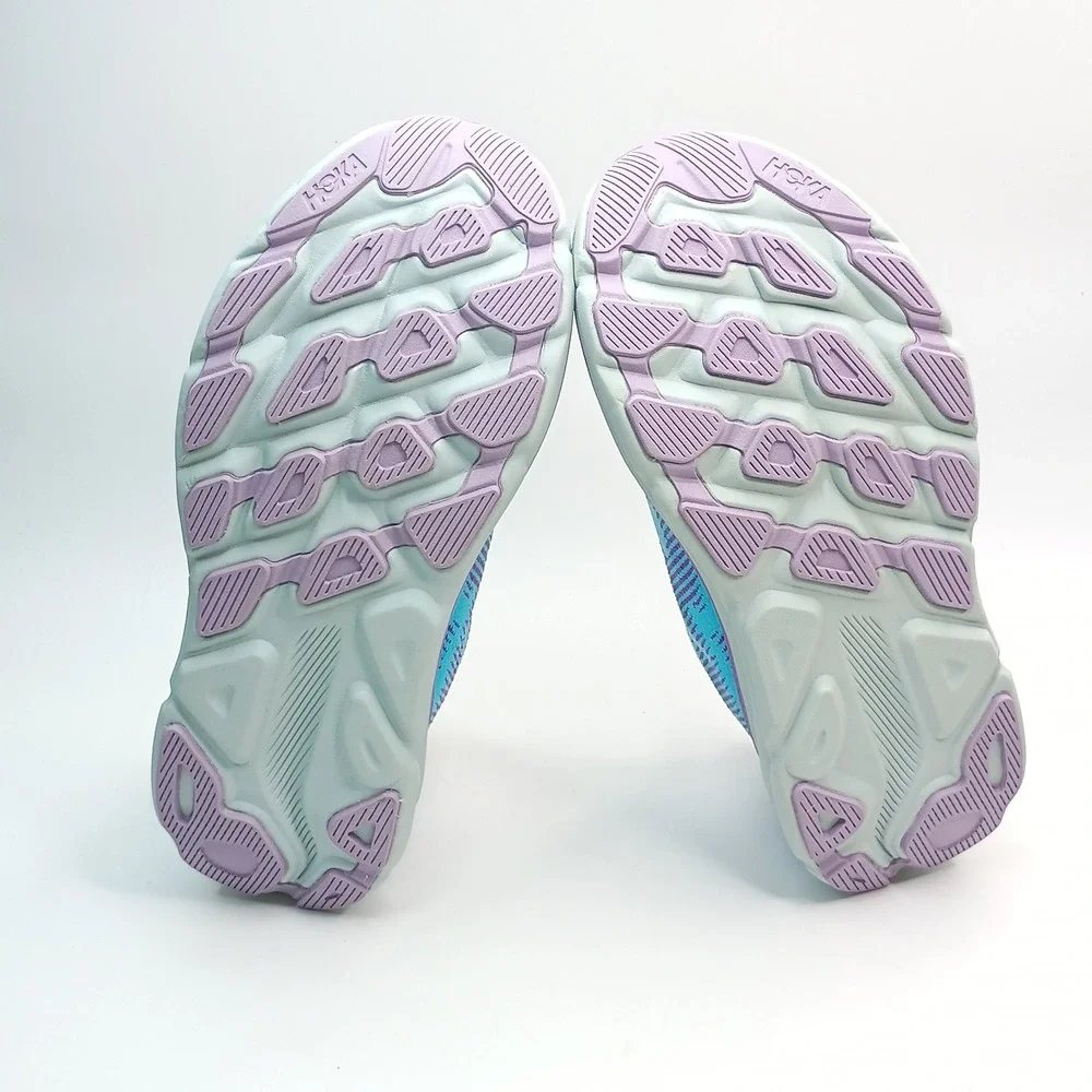 Hoka Clifton 9 Running Shoes Men Size 10.5 Purple Blue Mesh 1127896 CVPL